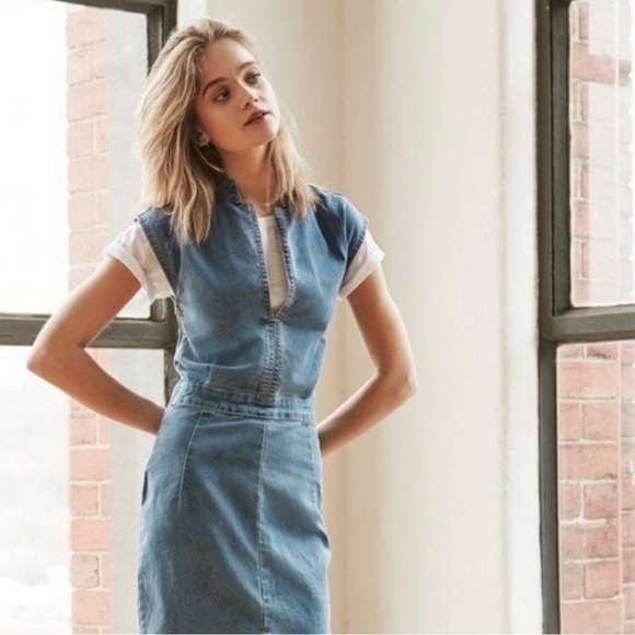 Cotton On Dresses & Skirts - COTTON ON 91:LTD Fitted Sleeveless Denim Dress Jumper 10